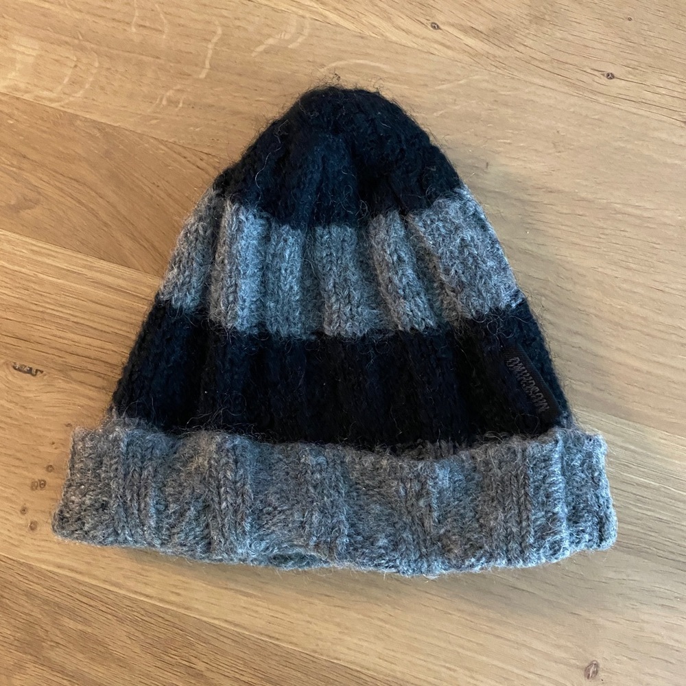 Moschino Striped Wool Mohair Winter Beanie Unisex